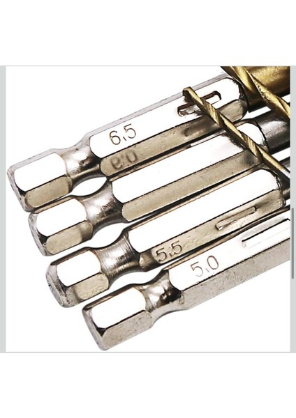 13 Parça Titan Kaplı Bits Saplı Matkap Ucu Seti fırsatları