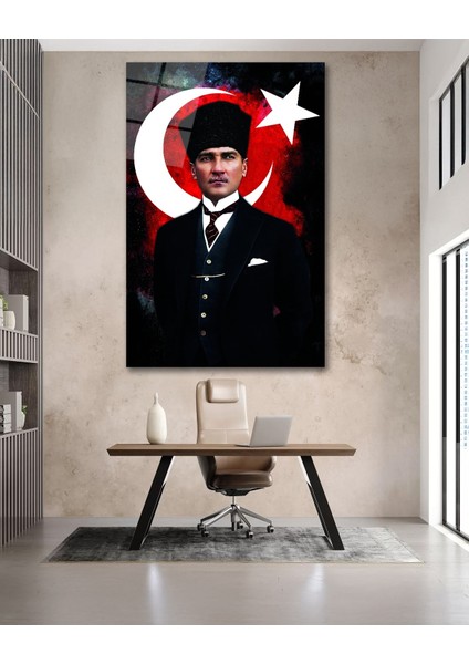 Gençliğe Hitabe Cam Tablo