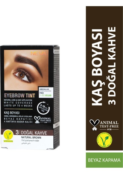 Neva Kaş Boyası No:3 Doğal Kahve