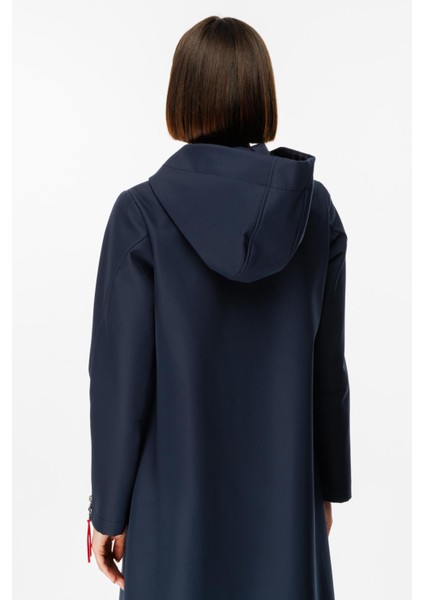 Rouge Detay Comfort Kumaş Içi Polar Kaplı Rahat Spor Manto Kaban-Laci