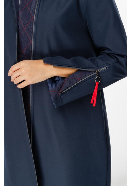 Rouge Detay Comfort Kumaş Içi Polar Kaplı Rahat Spor Manto Kaban-Laci