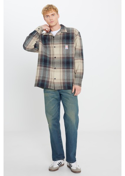 %100 Pamuk Relaxed Fit Rahat Kesim Gömlek Yaka Cepli Ceket modelleri