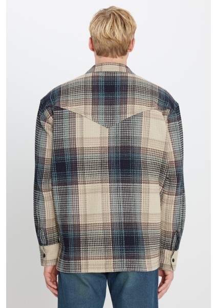 %100 Pamuk Relaxed Fit Rahat Kesim Gömlek Yaka Cepli Ceket indirimleri