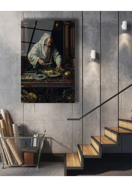 Eski Çağ Simyacı Cam Tablo fırsatları