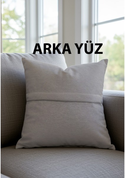 Yılbaşı Temalı Kırlent Kılıfı, Noel Baba ve Çam Ağacı Desenli, 4'lü Set modelleri