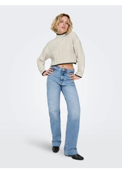 Onlchick Stitch Ls Highneck Knt Noos Kadın Kazak 15329963 modelleri