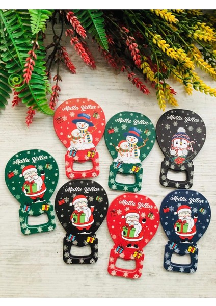 Yılbaşı Temalı Kartlı Açacak, 5'li Paket, Hediyelik ve Eğlenceli Tasarım