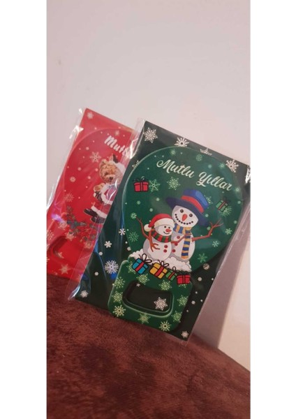 Yılbaşı Temalı Kartlı Açacak, 5'li Paket, Hediyelik ve Eğlenceli Tasarım fırsatları