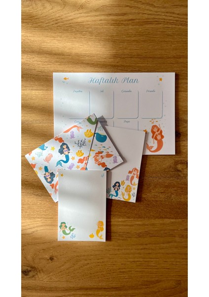 Planlayıcı Set Desenli 50 Yp. + Zarf modelleri