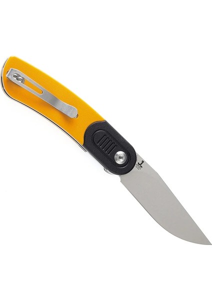 Reverie | Siyah ve Sarı G10 Sap | Taş Yıkama 154CM Çelik Çakı | T2025B7 modelleri