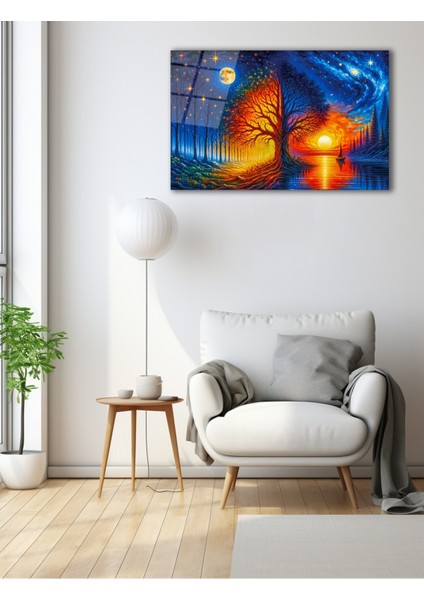 Geceden Gündüze Geçiş Cam Tablo fiyatları