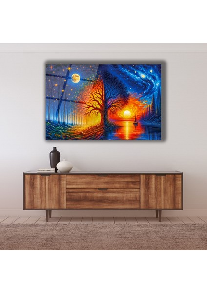 Geceden Gündüze Geçiş Cam Tablo indirimleri