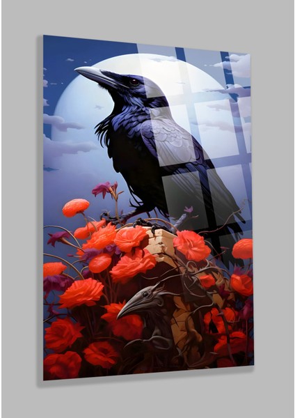 Karga Lüks Cam Tablo Harika Tasarım Kırılmaz Cam Tablo Yeni Nesil Tablo Ev, Iş Yeri Hediyesi