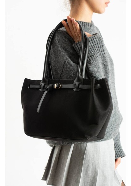 Kadın Süet Omuz Çantası