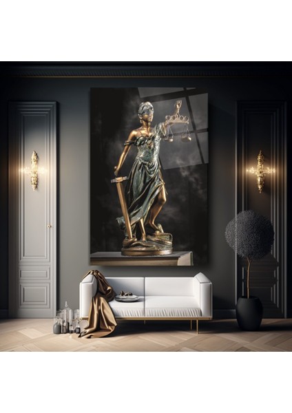 Avukat Ofisine Hediye Themis Heykeli Adalet Heykeli Kırılmaz Cam Tablo Ev Ofis Iş Yeri Hediryesi fiyatları