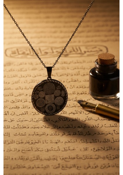 Siyah Renk Titanyum Kaplama Çelik Kolye Paslanmaz Zincir Kararmaz, Paslanmaz Dayanıklı fırsatları