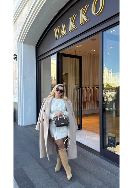 Qzu Tüylü Uzun Maxi Kaban modelleri