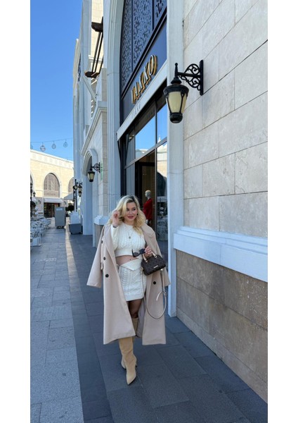 Qzu Tüylü Uzun Maxi Kaban fırsatları