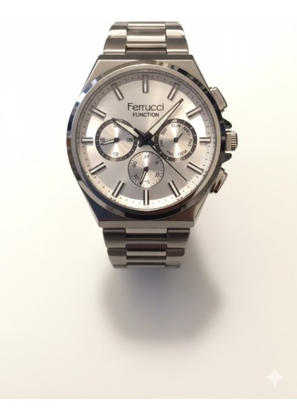 Erkek Kol Saati Gümüş Renk, Gümüş Kadran – Şık Metal Kordon, 2 Yıl Garantili