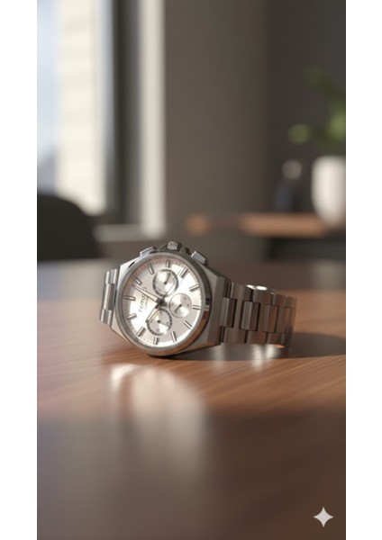 Erkek Kol Saati Gümüş Renk, Gümüş Kadran – Şık Metal Kordon, 2 Yıl Garantili fiyatları