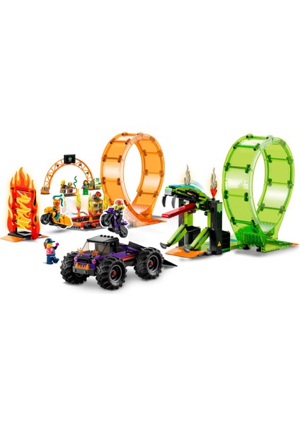 60339 LEGO City - Çift Çemberli Gösteri Arenası 598 Parça +7 Yaş modelleri