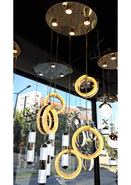 Üç Renk LED Sarkıt Avize indirimleri