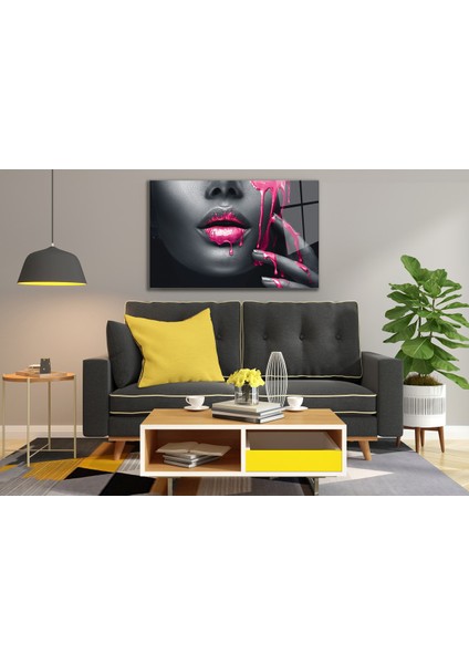 Rengarenk Geometrik Soyut Cam Tablo fırsatları