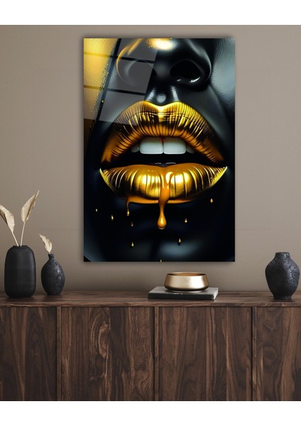 Mavi Gözlü Aslan Kral Cam Tablo fiyatları