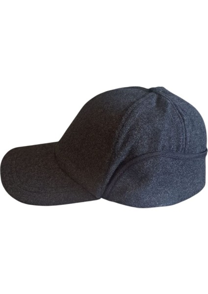Kulaklı Füme Kaşe Şapka Kışlık Kaşe Erkek Şapka modelleri