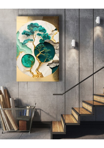 Soyut Bonsai Ağaç Cam Tablo fiyatları