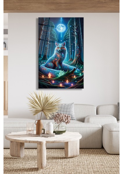 Bulutların Üstünde Aslan Cam Tablo indirimleri