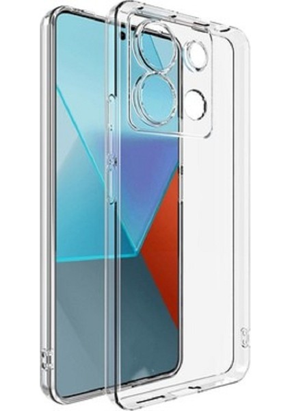 Xiaomi Redmi Note 13 Pro 5g Kılıf Kamera Çıkıntılı Koruma Dayanıklı Şeffaf Silikon Kapak