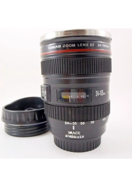 Objektif Görünümlü Termos Bardak