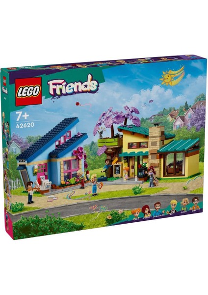 Fabbatoys Lego® Friends Olly ve Paisley'nin Aile Evleri 1126 Parça +7 Yaş