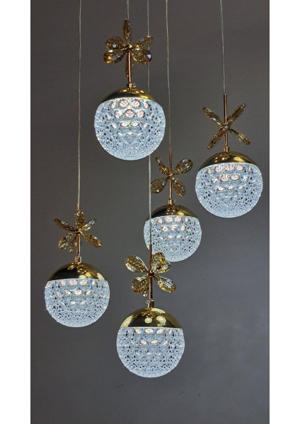 Üç Renk LED Sarkıt Avize