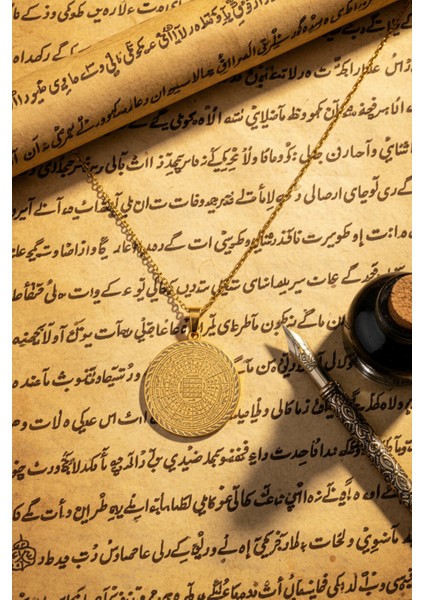 Altın Renk Cennetül Esma Yazılı Çelik Kolye Kararmaz Paslanmaz Zincirli Unisex Kolye modelleri