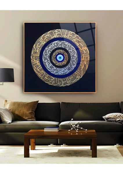 Hat Sanatı Dini Islami Kırılmaz Cam Tablo, Ev Ofis Hediyesi Yüksek Çözünürlüklü 4mm Cam Tablo modelleri