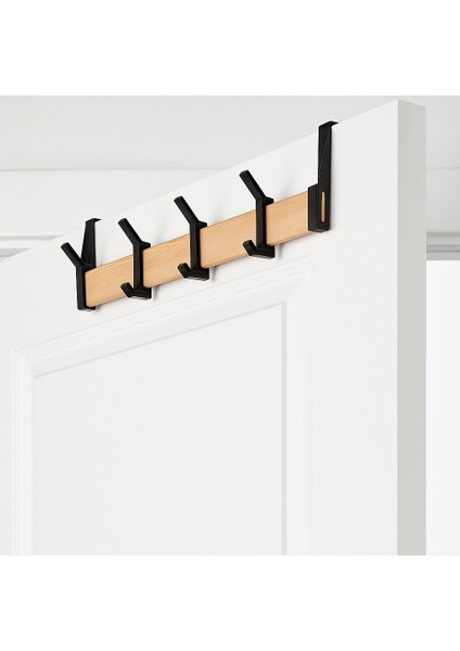 Kapı Arkası Elbise Askısı Masif Çam Ahşap Banyo Salon Genç Odası Kapı Arkası Askılık fiyatları