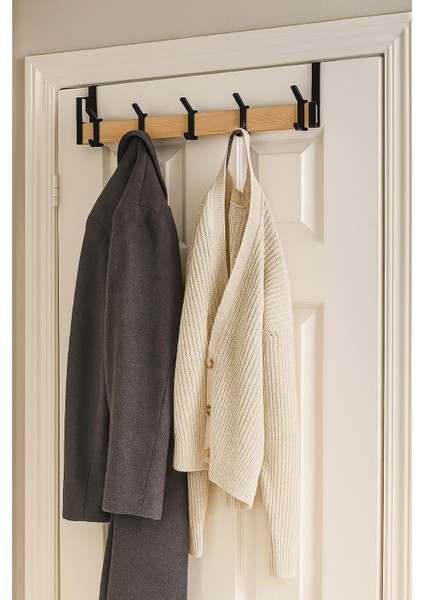 Kapı Arkası Elbise Askısı Masif Çam Ahşap Banyo Salon Genç Odası Kapı Arkası Askılık fırsatları