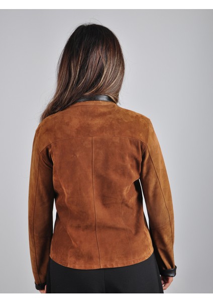 hakiki deri süet çift taraflı ultra hafif kuzu derisi ceket