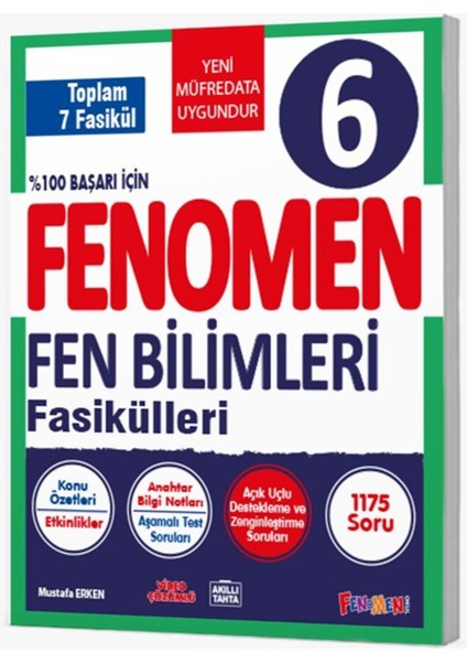 Fenomen Yayınları 6.sınıf Fen Bilimleri Fasikül (Güncel Müfredata 2025-2026)