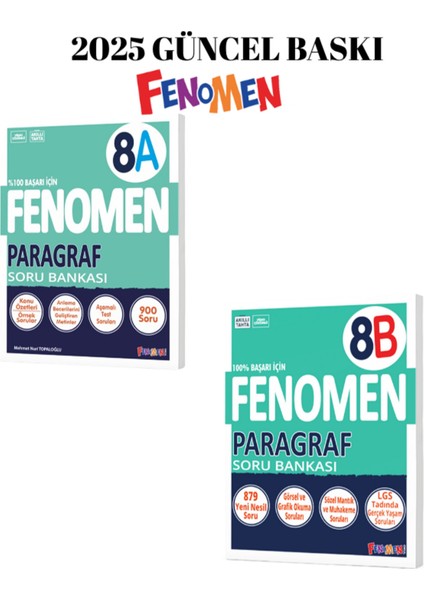 8.sınf Paragraf A ve B Soru Bankası