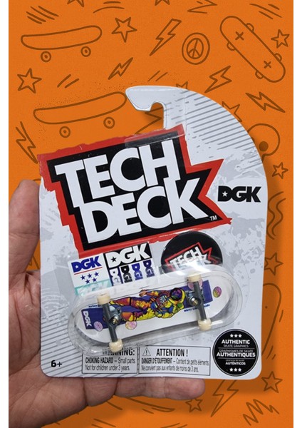 Tech Deck – Dgk – Uzay Astronot Grafik – Parmak Kaykay