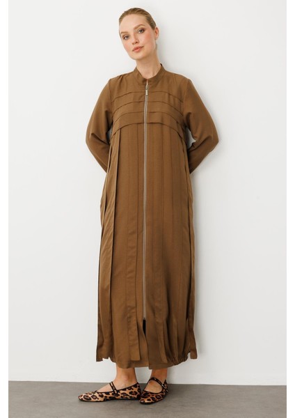 Rouge/ S Parça El Işi Dikiş Detaylı Elbise / Kap-Vizon modelleri