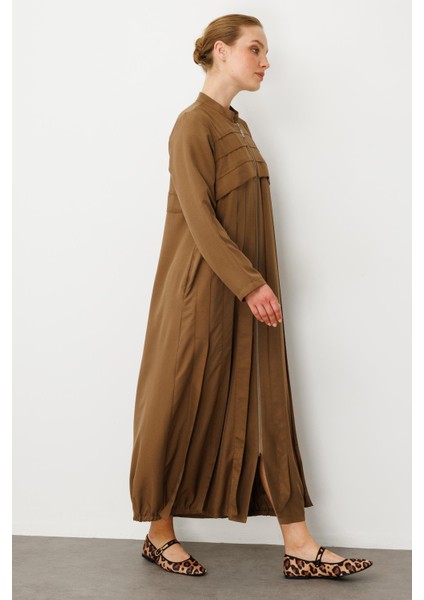 Rouge/ S Parça El Işi Dikiş Detaylı Elbise / Kap-Vizon fırsatları