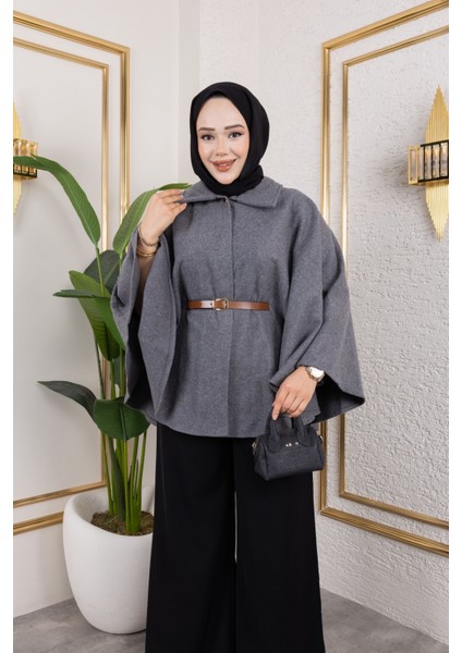 Tesettür Panço -Gri̇ modelleri