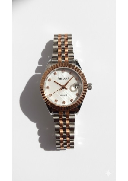 Kadın Kol Saati Gümüş Renk, Gümüş Kadran – Şık Metal Kordon, 2 Yıl Garantili