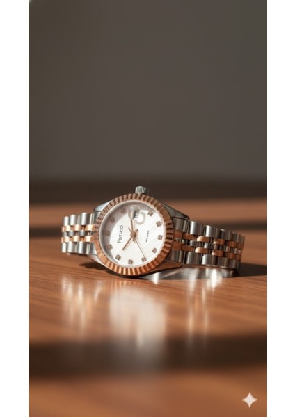 Kadın Kol Saati Gümüş Renk, Gümüş Kadran – Şık Metal Kordon, 2 Yıl Garantili fiyatları