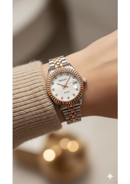 Kadın Kol Saati Gümüş Renk, Gümüş Kadran – Şık Metal Kordon, 2 Yıl Garantili modelleri