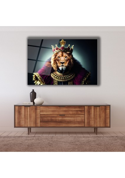 Kral Aslan Cam Tablo indirimleri